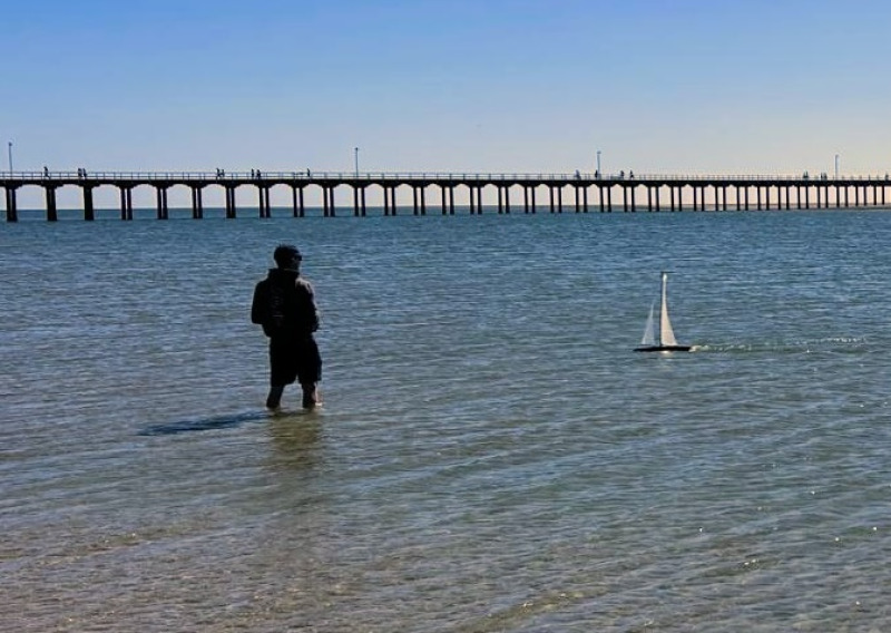 A Racing Sparrow 760 3D printed RC sailboat