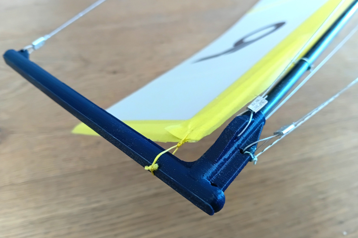 Racing Sparrow RG65 3D Printed Model Sail Boat