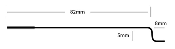 Footy Rudder push rod