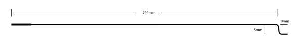 RS850 Rudder Push Rod