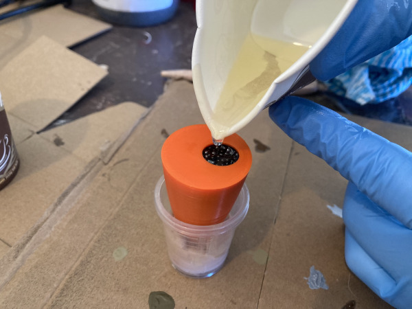 rs850 bulb resin pouring