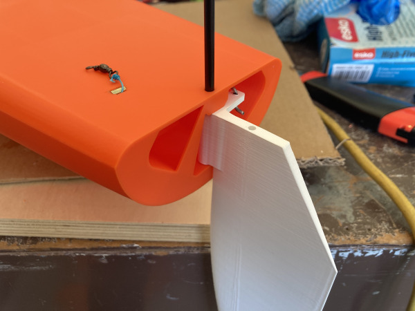 rs850 rudder measure carbon