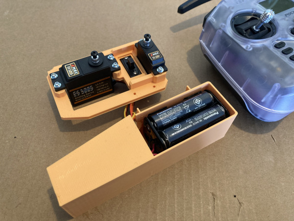 rs850 servo and closed battery case
