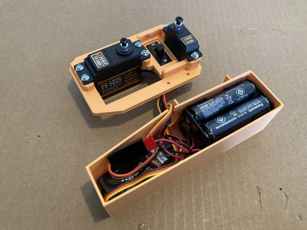 rs850 servo open battery case