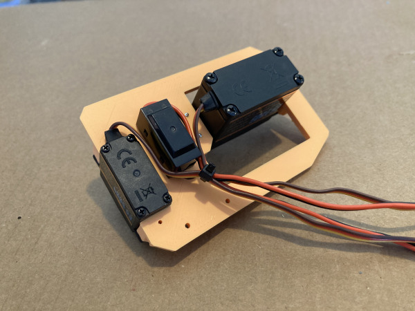 rs850 underneath servo tray