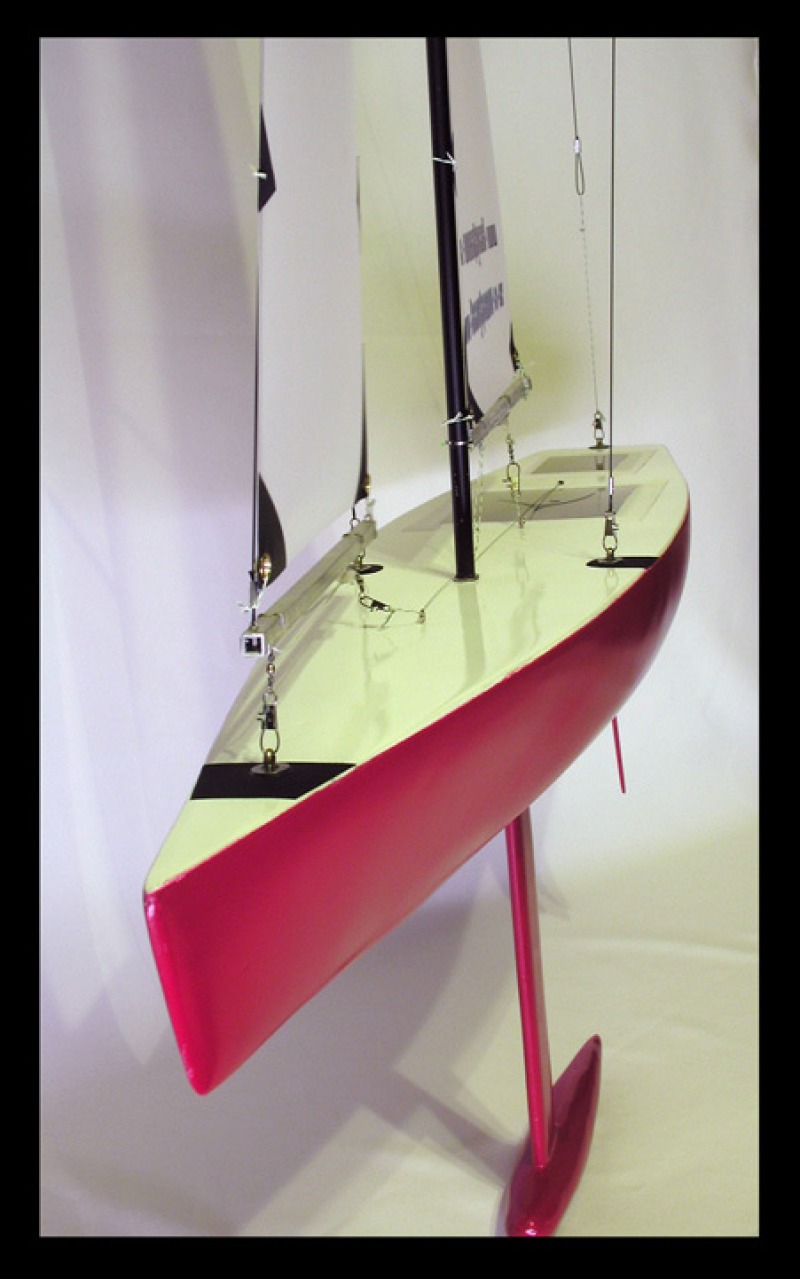 RC Yacht - A reconditioned RS750 by the designer Bryn, New Zealand