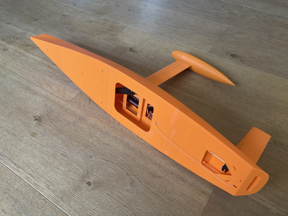 complete 3d printed Racing Sparrow